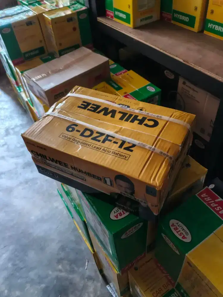 Aki Motor Mobil Sepeda Listrik Baru Garansi Resmi