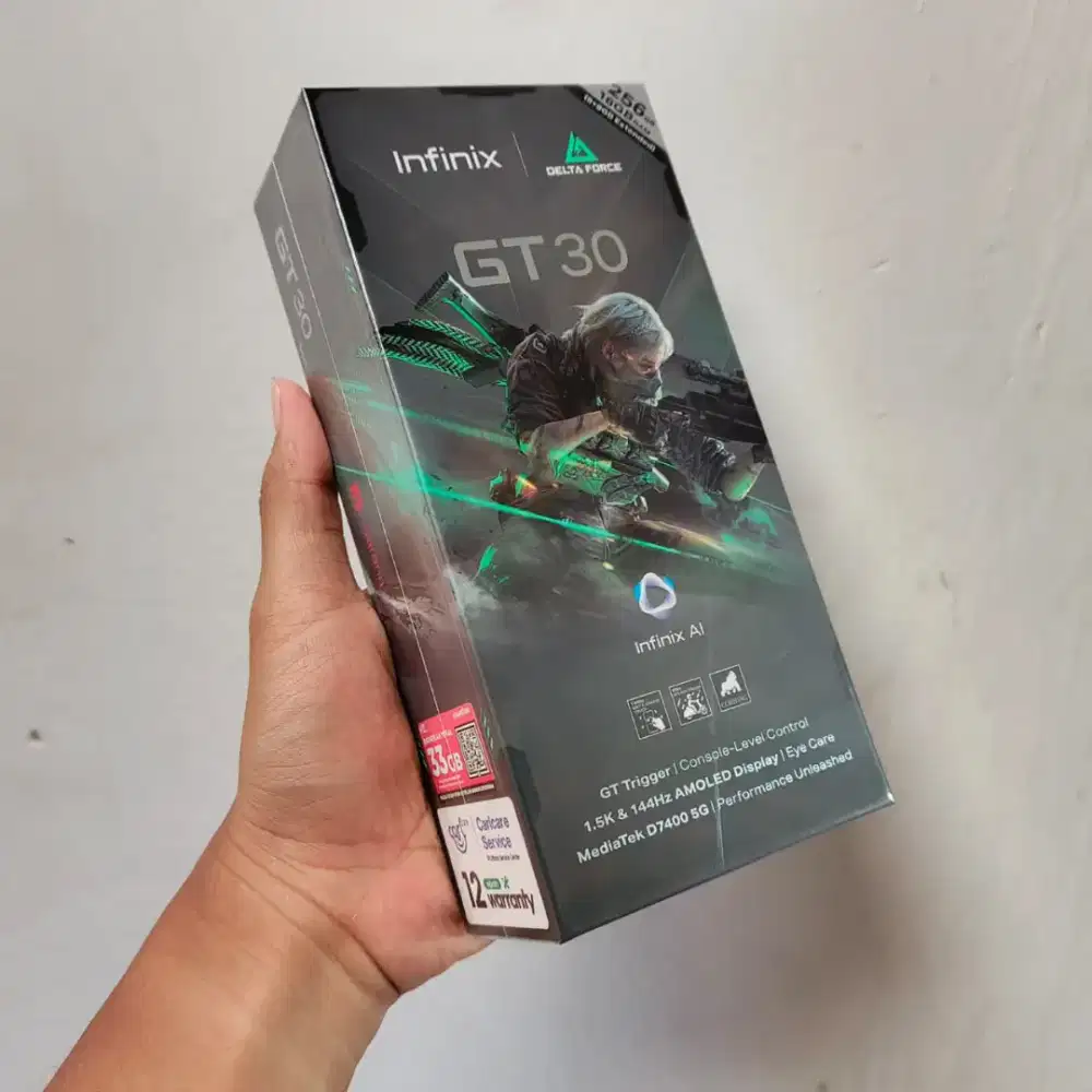 Infinix gt 30 5G 8/256 new baru ( setara 50s 60 poco x7 m7 pro )