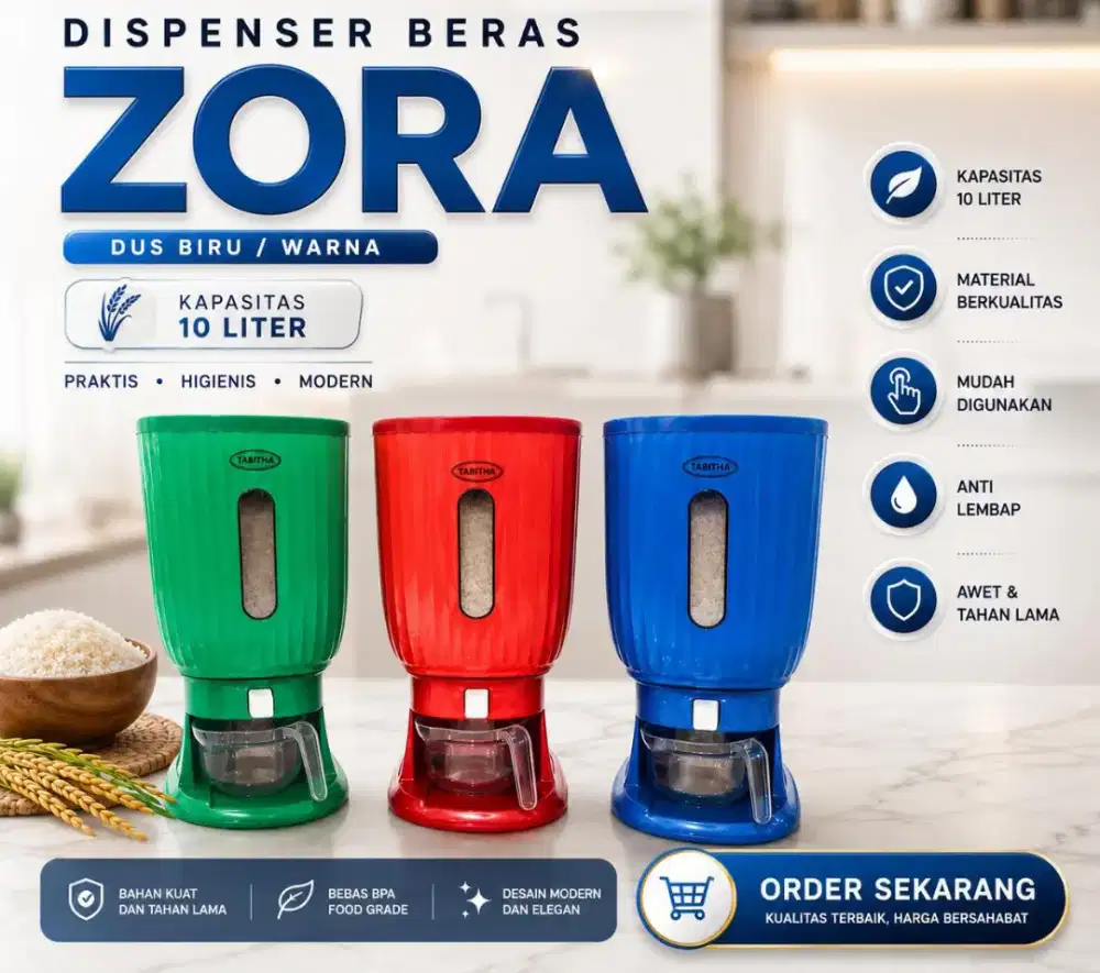 Dispenser Beras 10 Liter