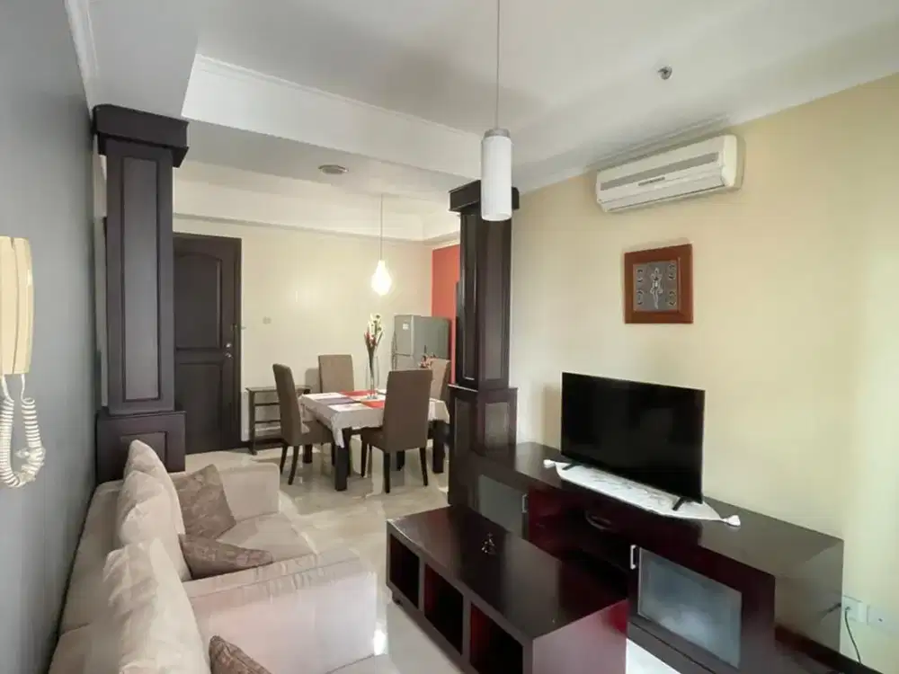 Apartemen Disewakan di Bellagio Residence Lokasi Jakarta Selatan - 2 Br Modern Fully Furnished