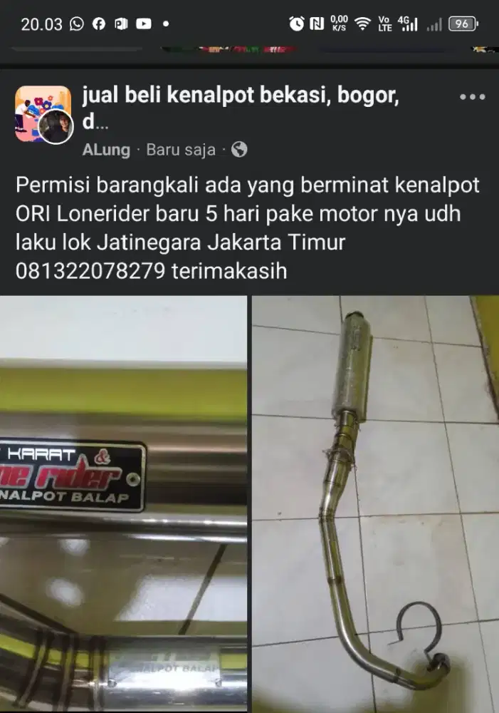 Kenalpot lonerider