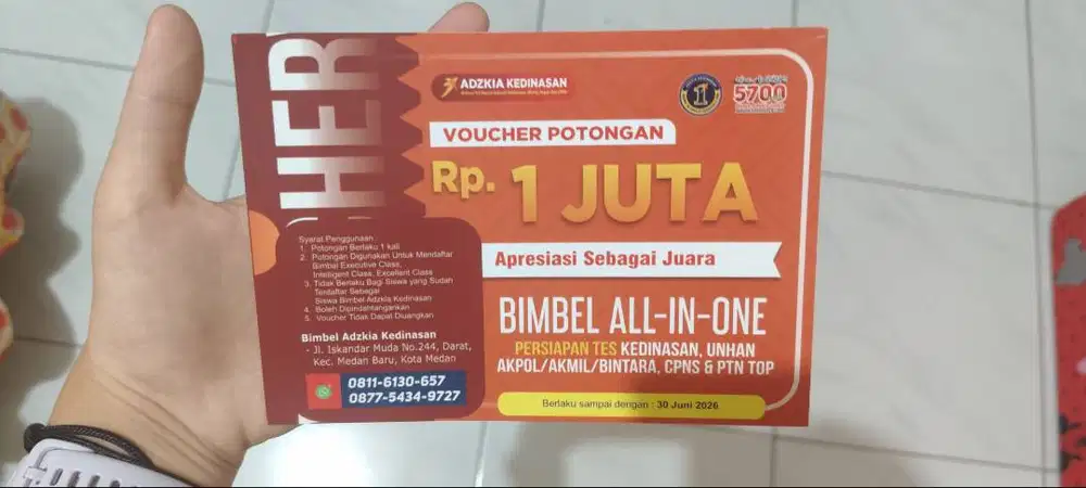 VOUCHER BIMBEL ADZKIA ALL IN ONE