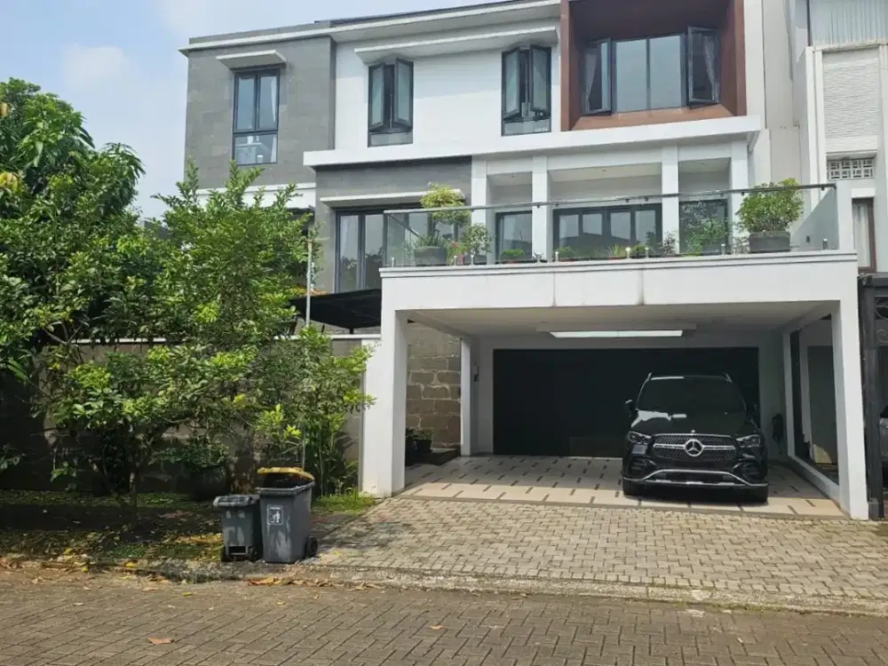Disewa Rumah Full Furnished Mewah Ada Kolam Renang di De Park BSD