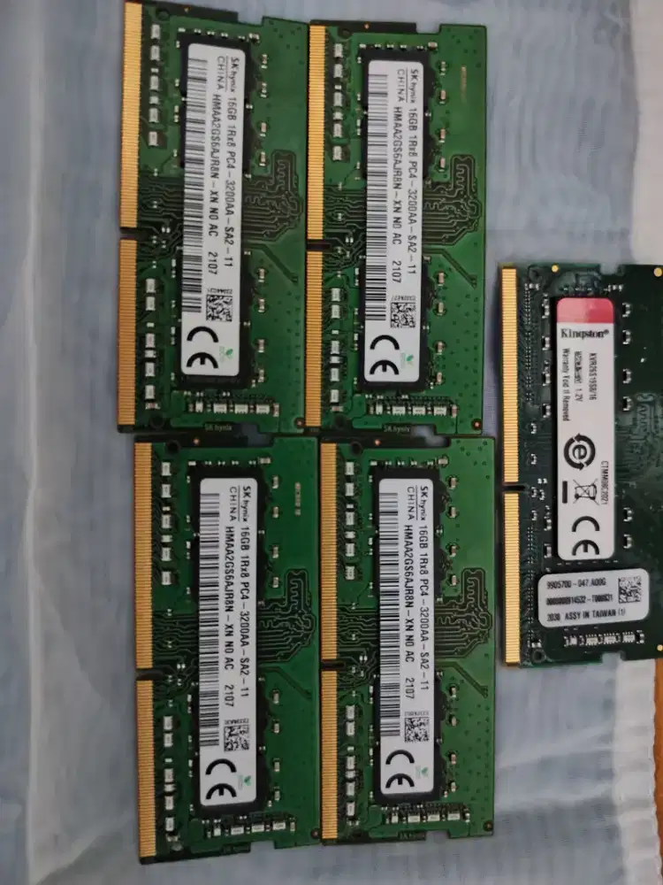 RAM laptop DDR4 16GB 5pcs/unit