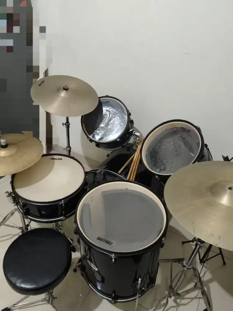 Drum rolling like new murah plys cimbal