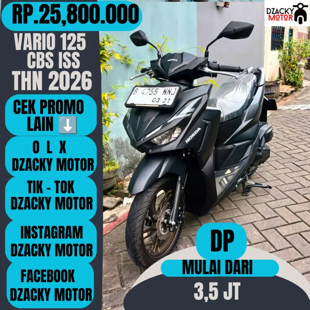 VARIO 125 CBS ISS THN 2026 SECOND LIKE NEW