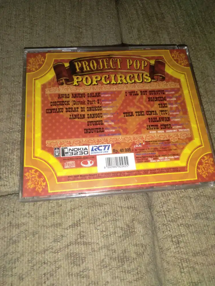 CD Project Pop– Pop Circus Original Complete Cover, Mulus
