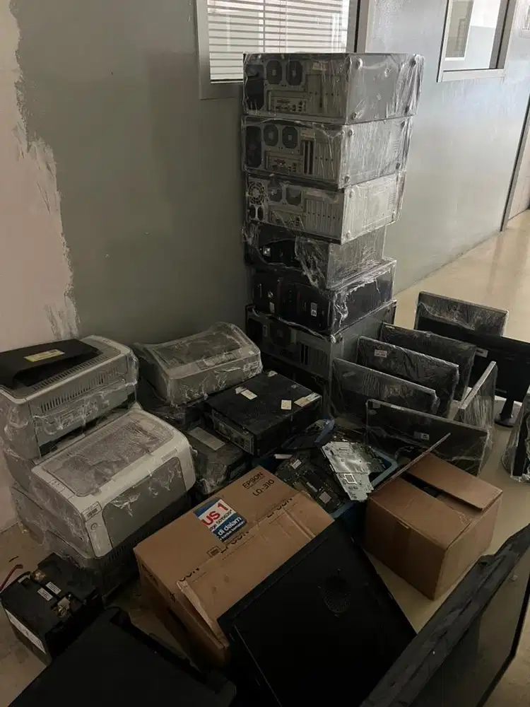 Dibeli komputer laptop printer rusak ex kantor