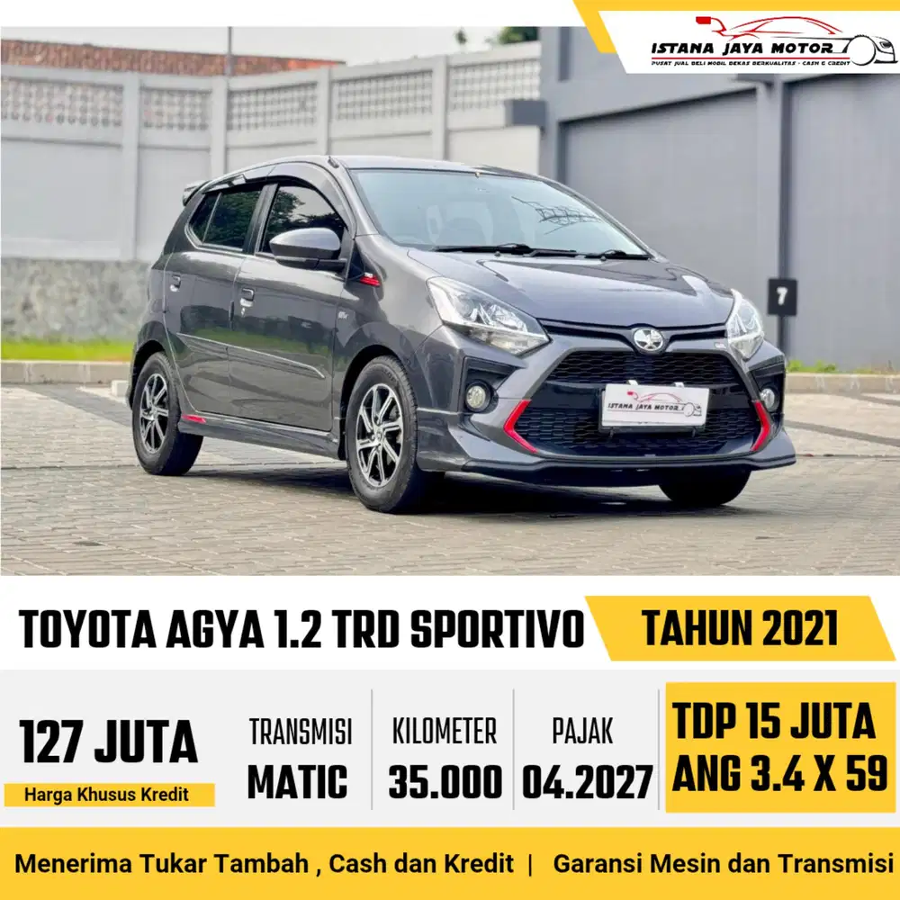 TOYOTA AGYA 1.2 TRD SPORTIVO 2021