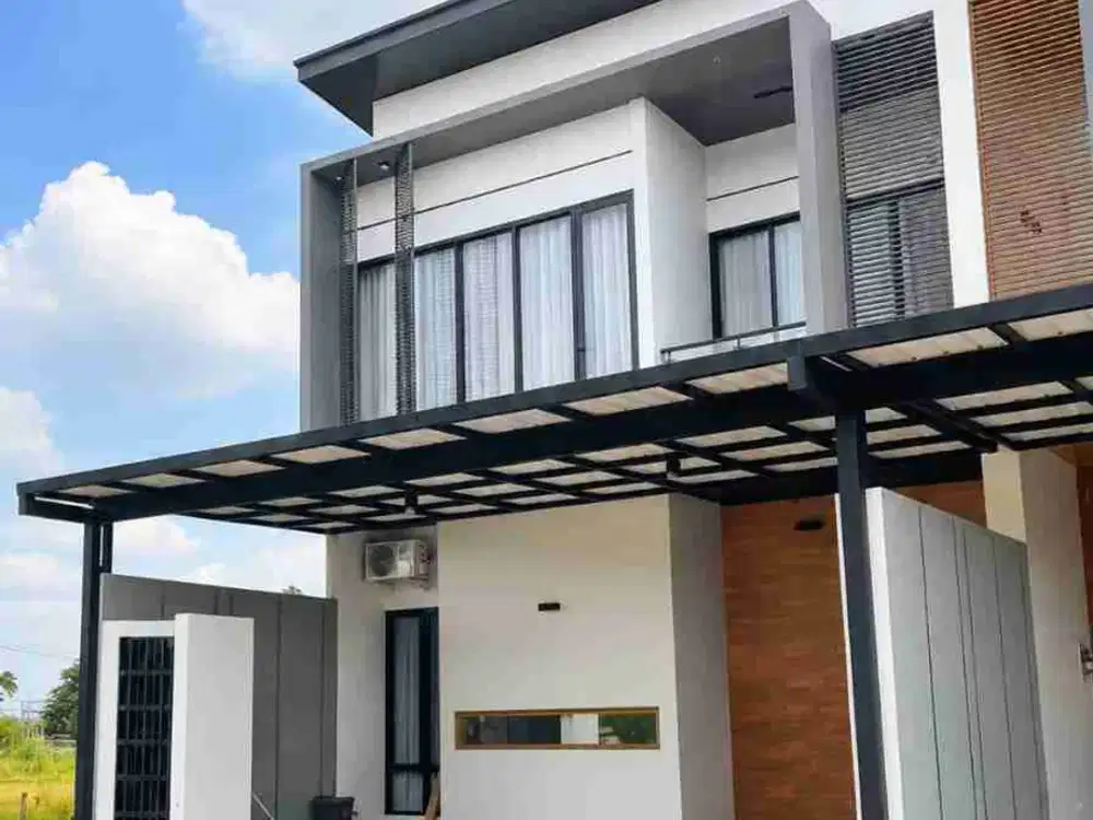 Rumah Modern Minimalis 2 Lantai Arcawinangun Purwokerto Strategis Dekat Unsoed