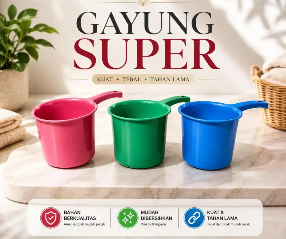 Gayung Mandi Plastik