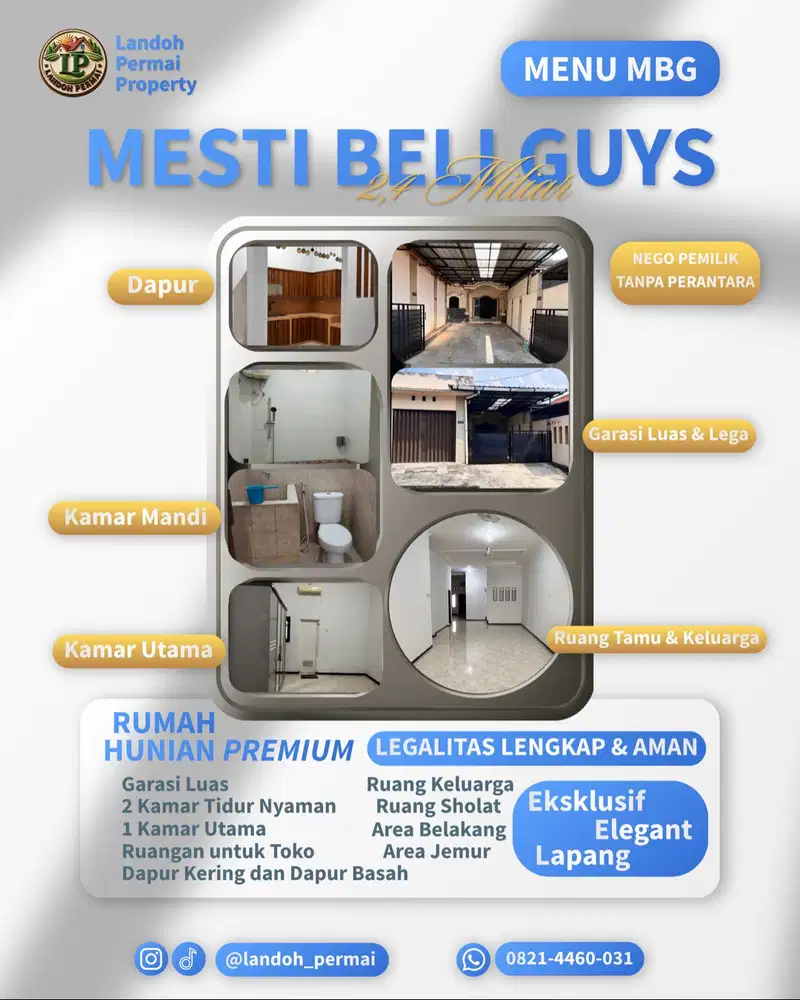 FOR SALE - RUMAH HUNIAN PREMIUM - AREA LAMPER - SEMARANG - JAWA TENGAH