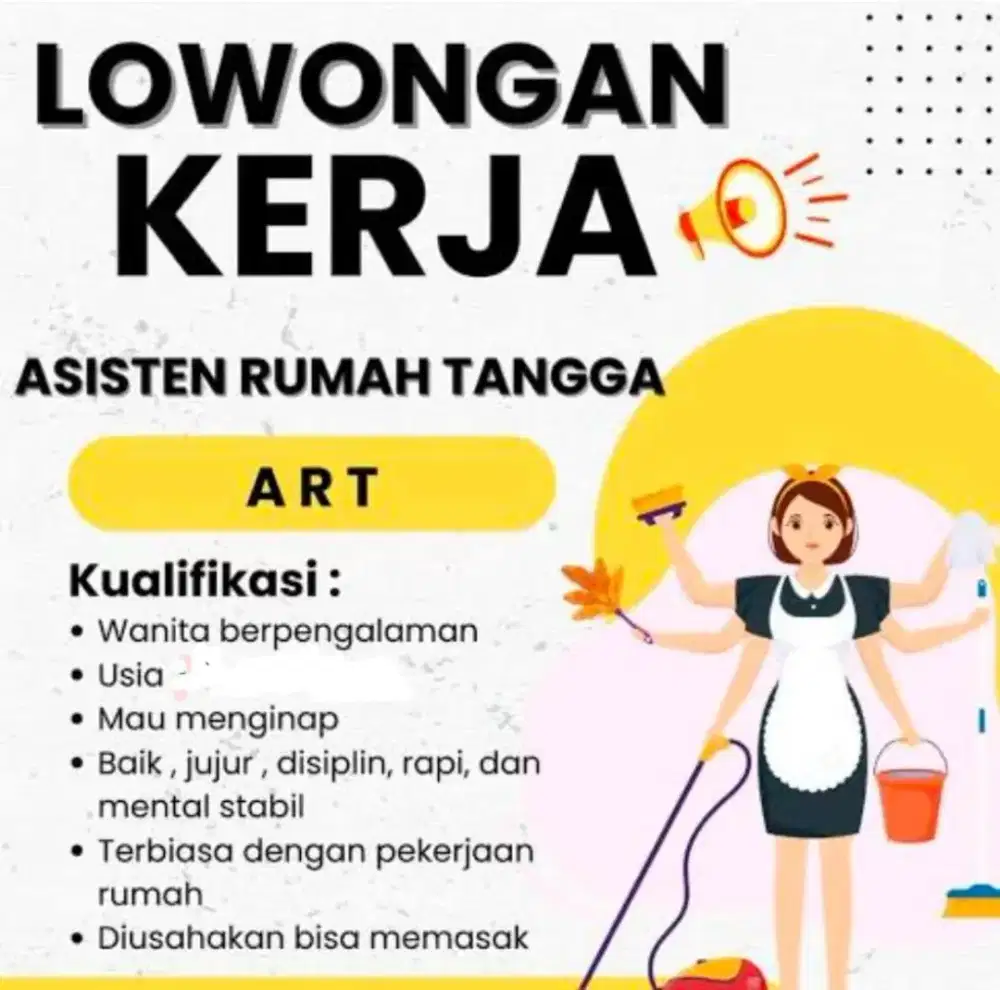LOKER Asisten Rumah Tangga