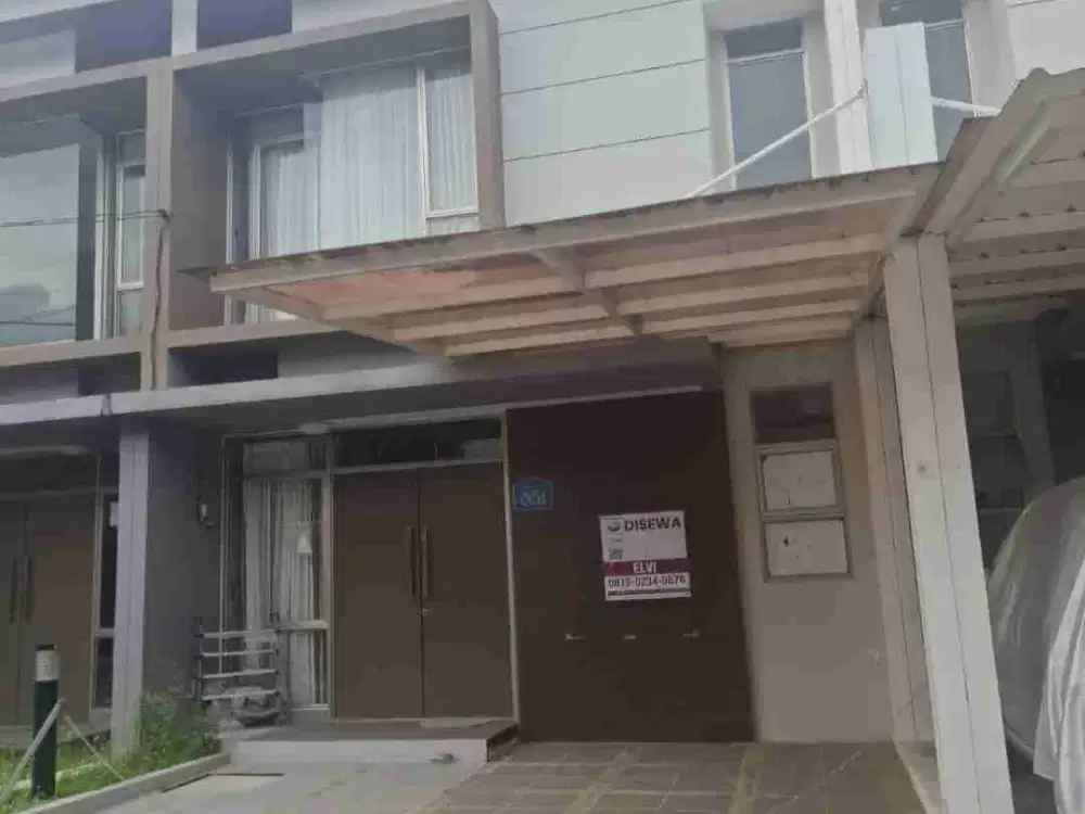 Disewakan rumah cluster west manhattan grand duta city