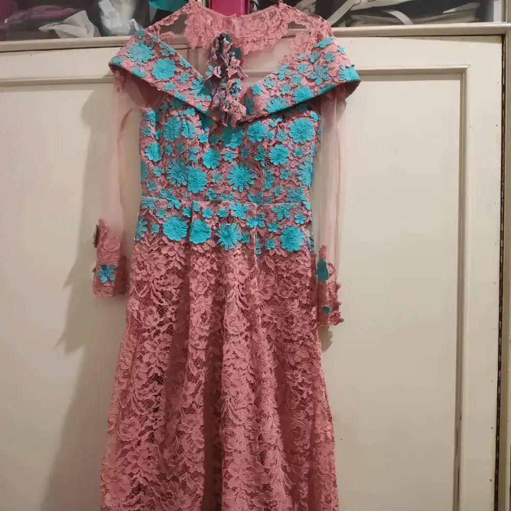 Dress pink wanita