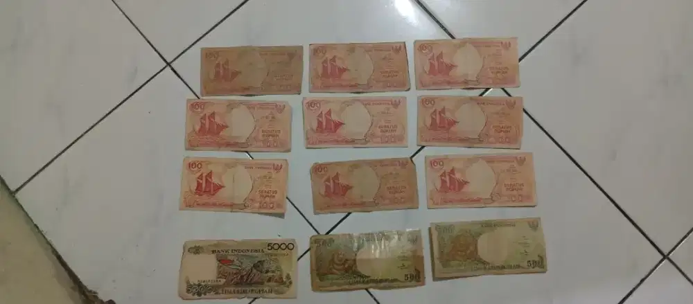 Jual uang kertas lama