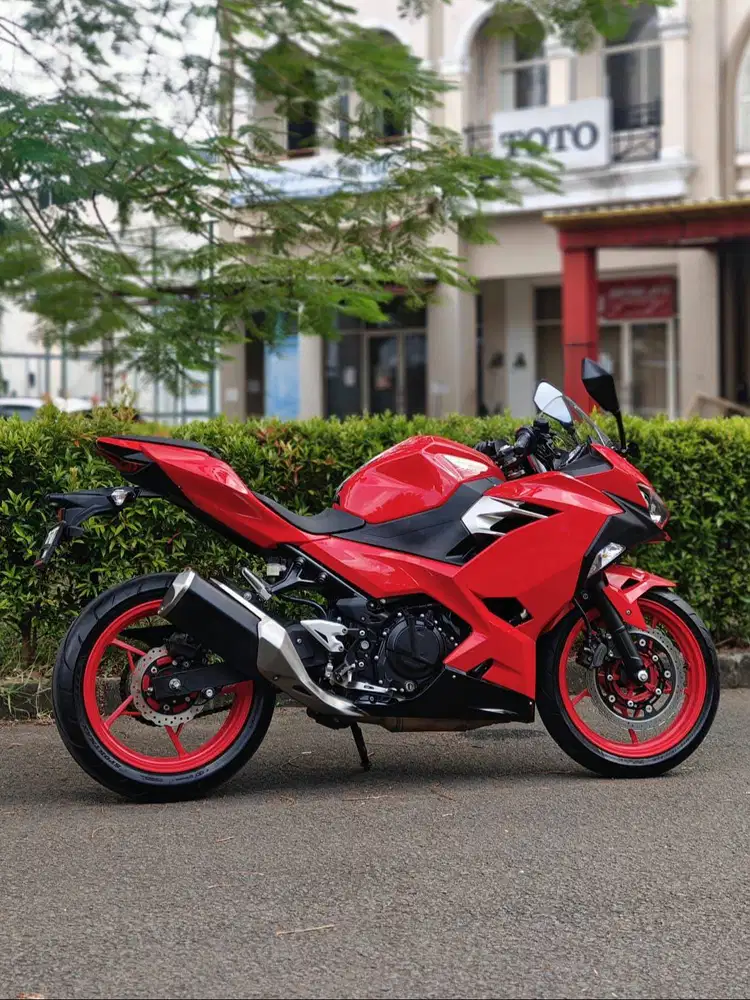 KM LOW! KAWASAKI NEW NINJA 250 FI 2019 MERAH PAJAK PANJANG SIAP GASPOL