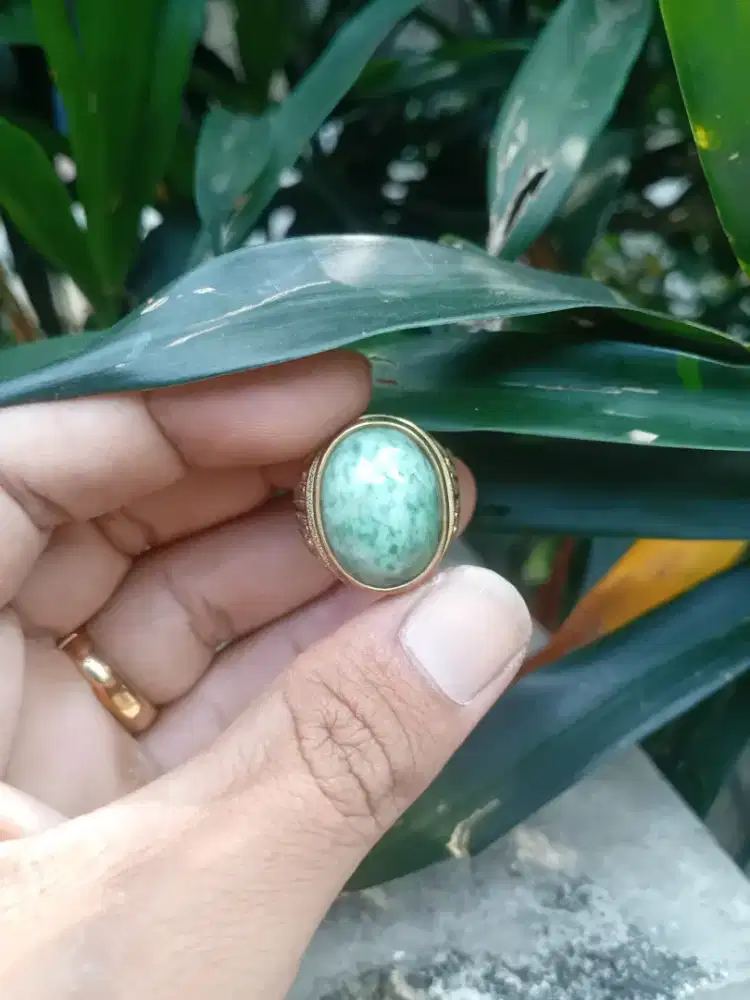 Natural giok burma myanmar type a natural lawas
