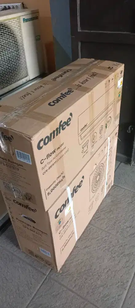 Harga promo AC split baru o.5pk merk Comfeed bagus dinginya
