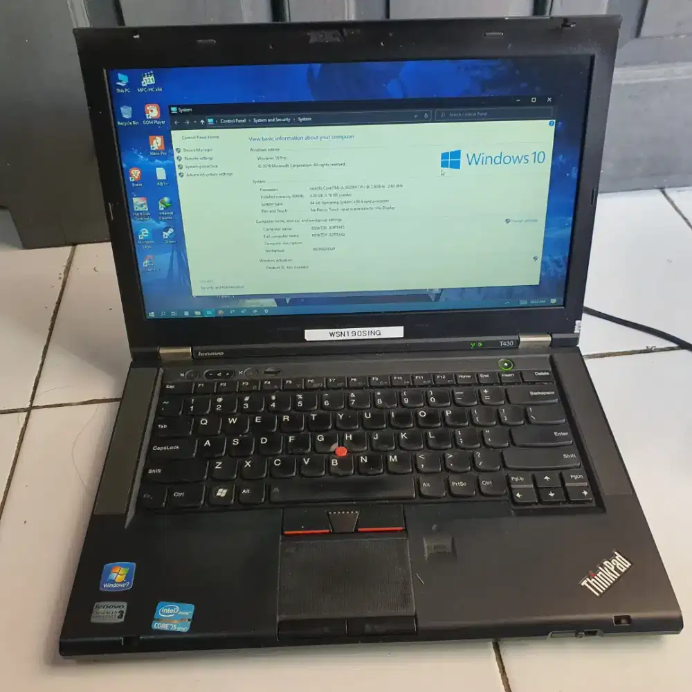 Laptop Thinkpad t430 i5