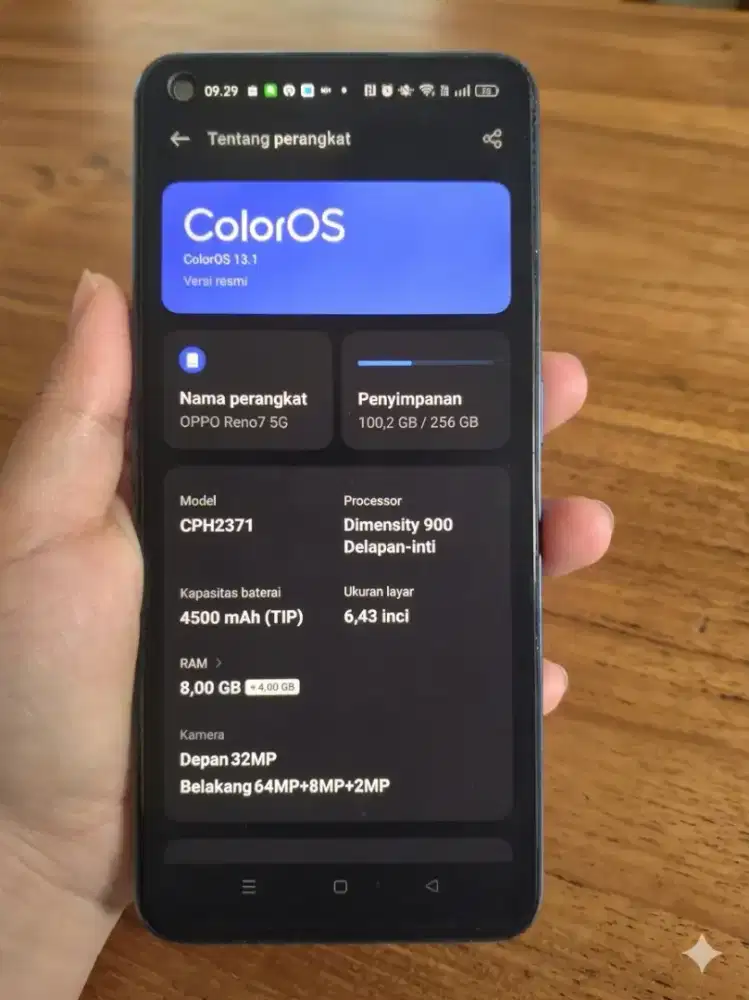 oppo reno 7 5G 256