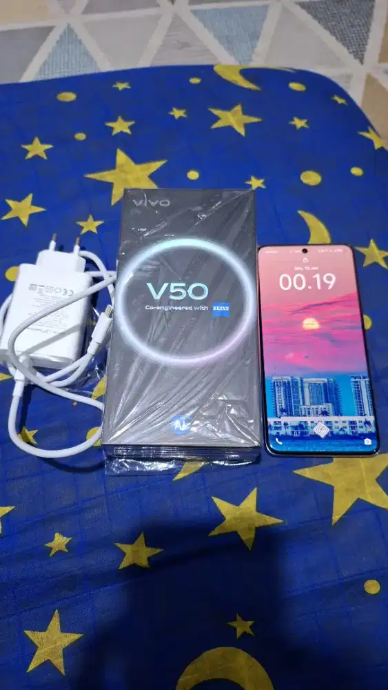 Vivo V50 5G 12/256 Fullset Mulus no minus