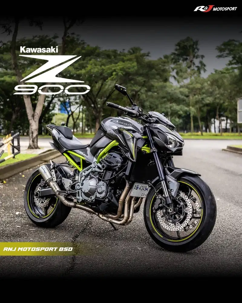 Kawasaki Z 900 Z900 Knalpot LeoVince Nik 2017 Warna Grey