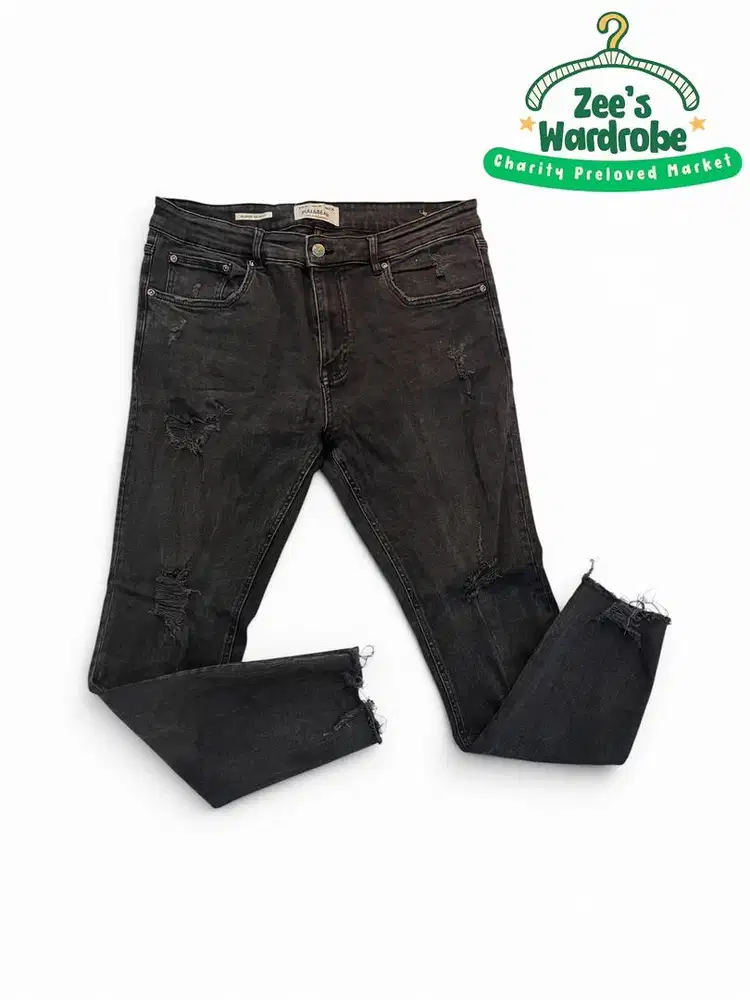 Pull & Bear Black Jeans