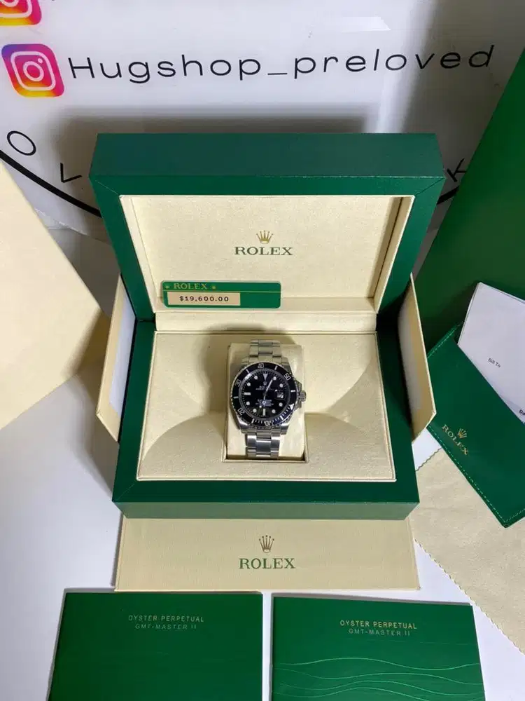 Preloved th 2023 Submariner date black Authentic