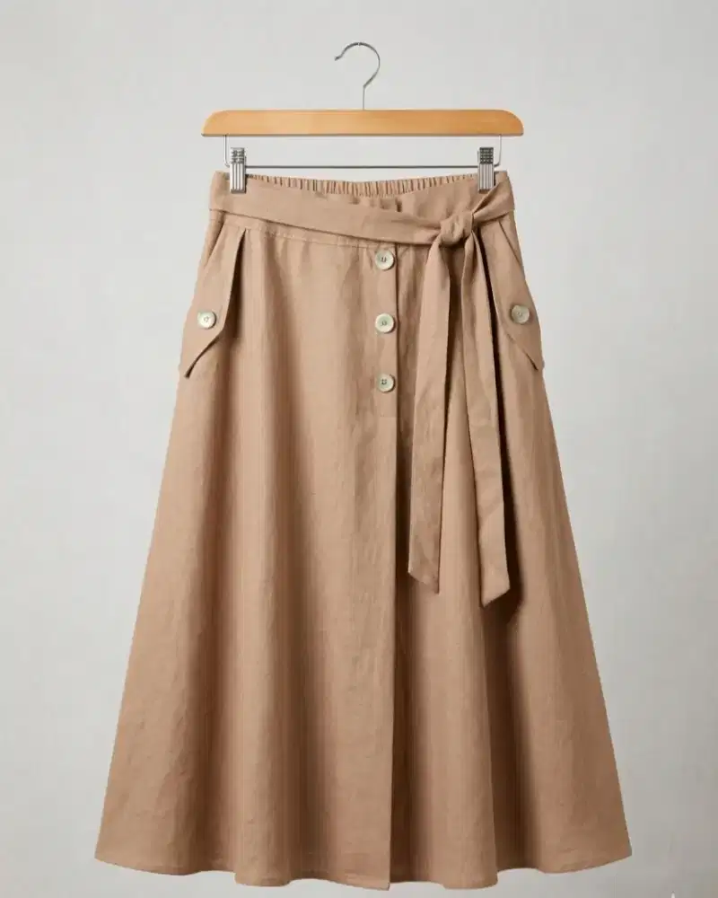 Rok Linen Coklat