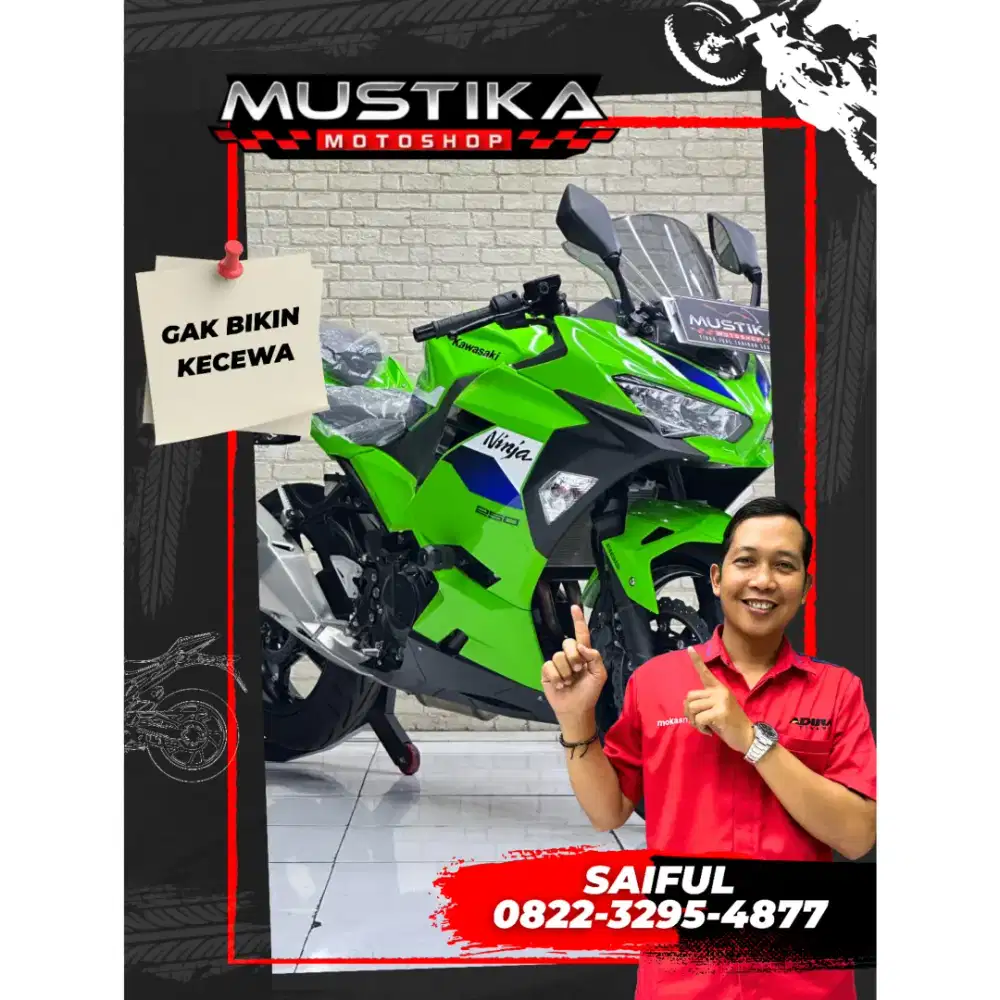 Odo 300 Bekas Rasa Baru!!Kawasaki Ninja 250 ABS Keyles 2026-Mustika