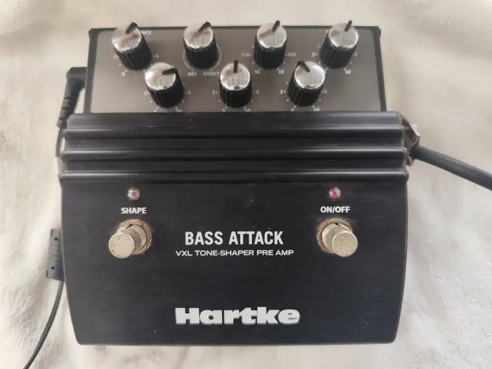 HARTKE VLX Bass Preamp V1 XLR Drive Shape  Distortion Efek Gitar Pedal