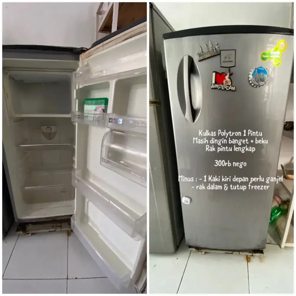 Kulkas Polytron 1 pintu