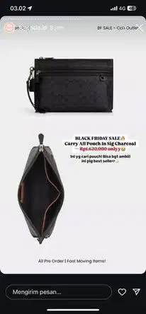 Pouch merk Coach