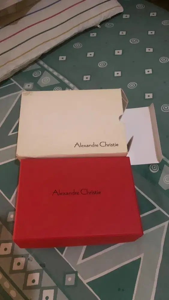 kotak dus jam tangan alexander christie ori