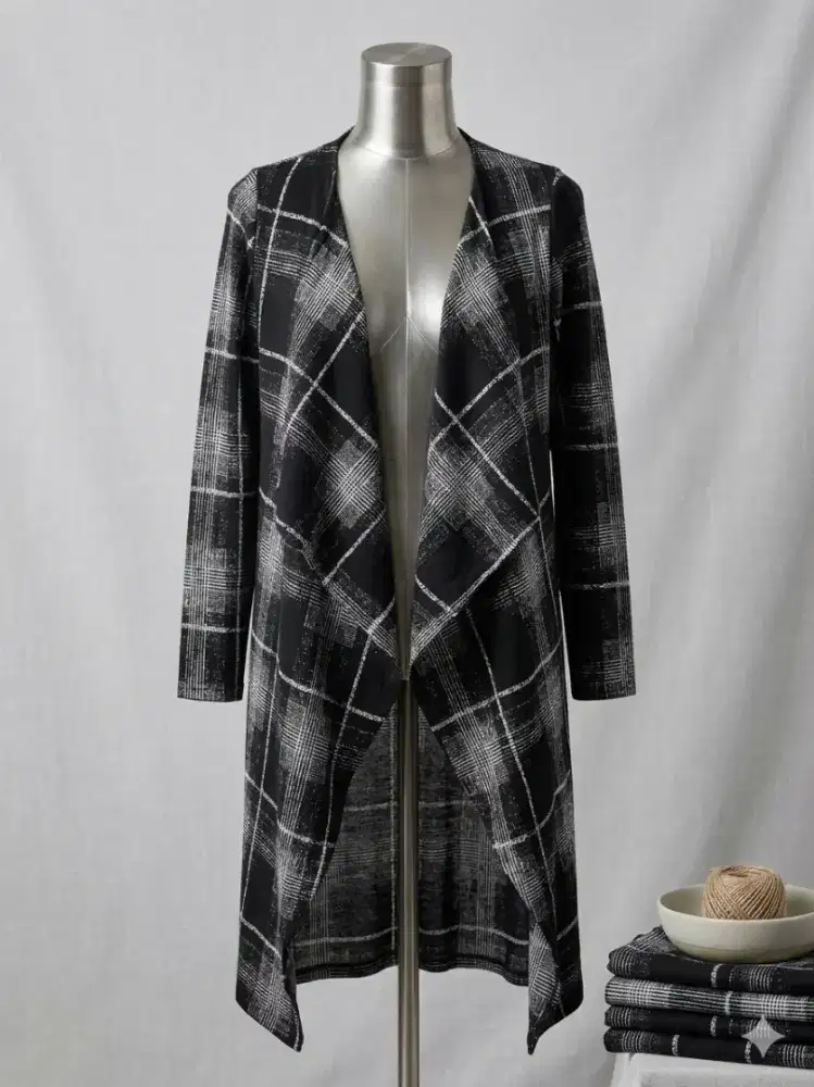 Cardigan Kotak Cewe