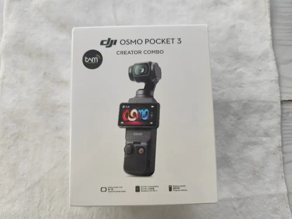 Kamera DJI Pocket 3 Creator Combo VLOG Mic Segel GARANSI TAM alt Gopro
