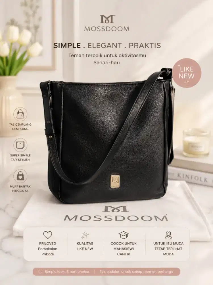 Tas mossdoom twyne tas selempang