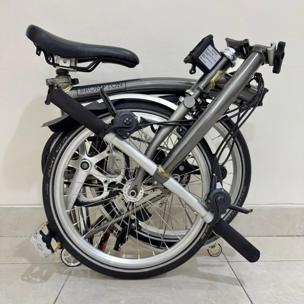 BROMPTON S6Lx RAW LACQUER 2020 - TITANIUM SUPERLIGHT