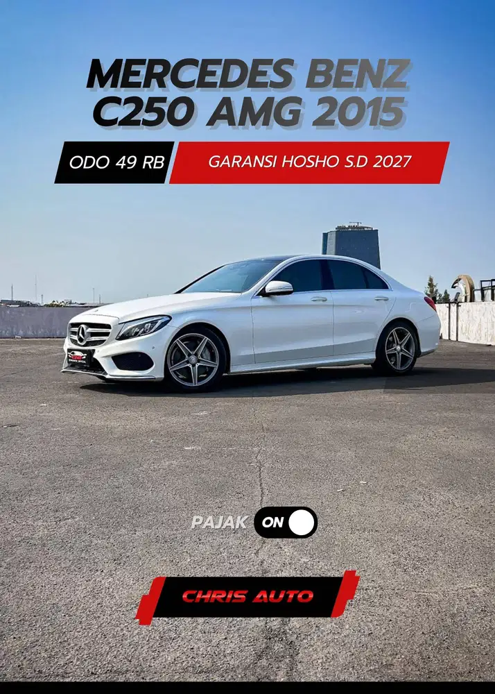 LOW ODO 50RB!!! MERCEDES BENZ C250 AMG 2015