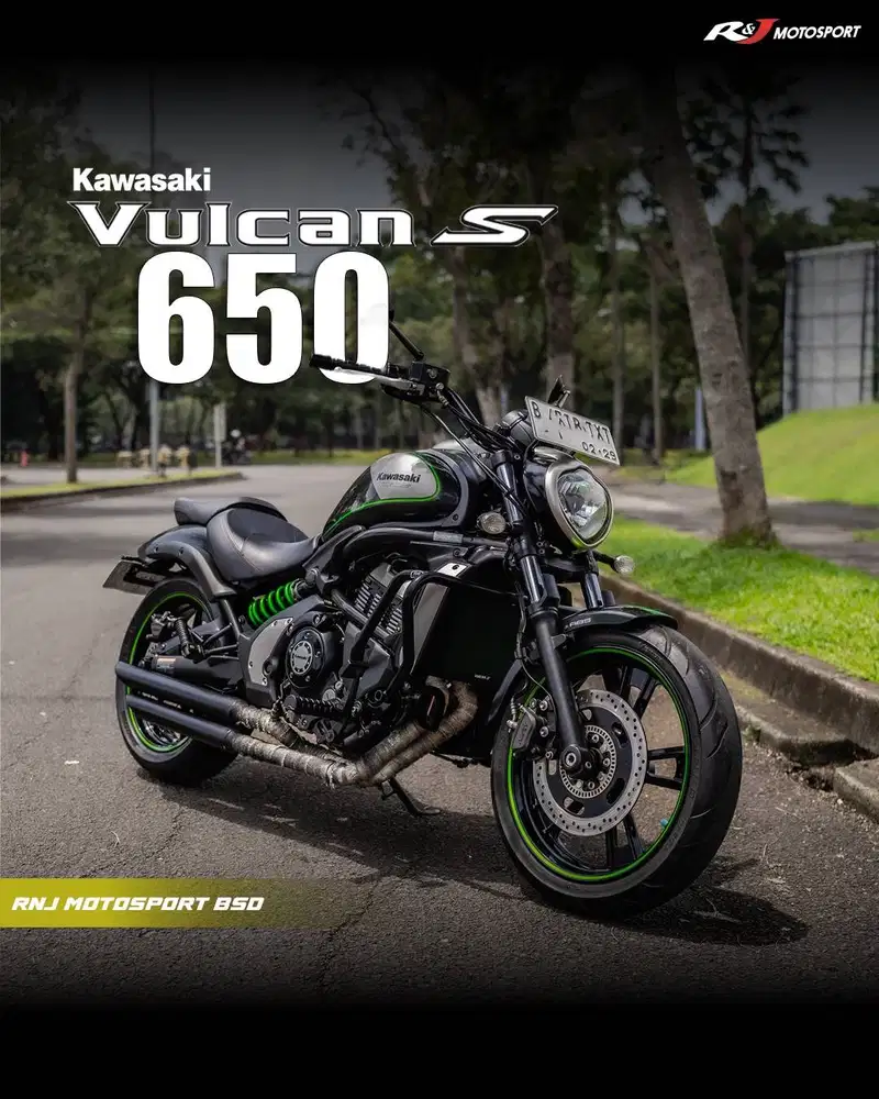 Kawasaki Vulcan 650 Vulcan650 Nik 2015 Warna Grey KM 11.000an