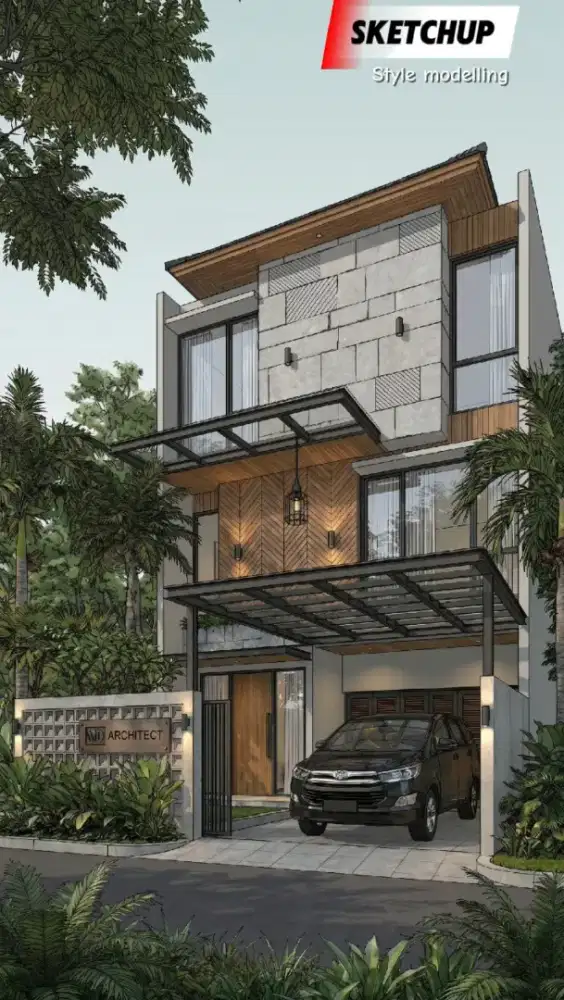 Arsitek taman modern jasa garden BSD
