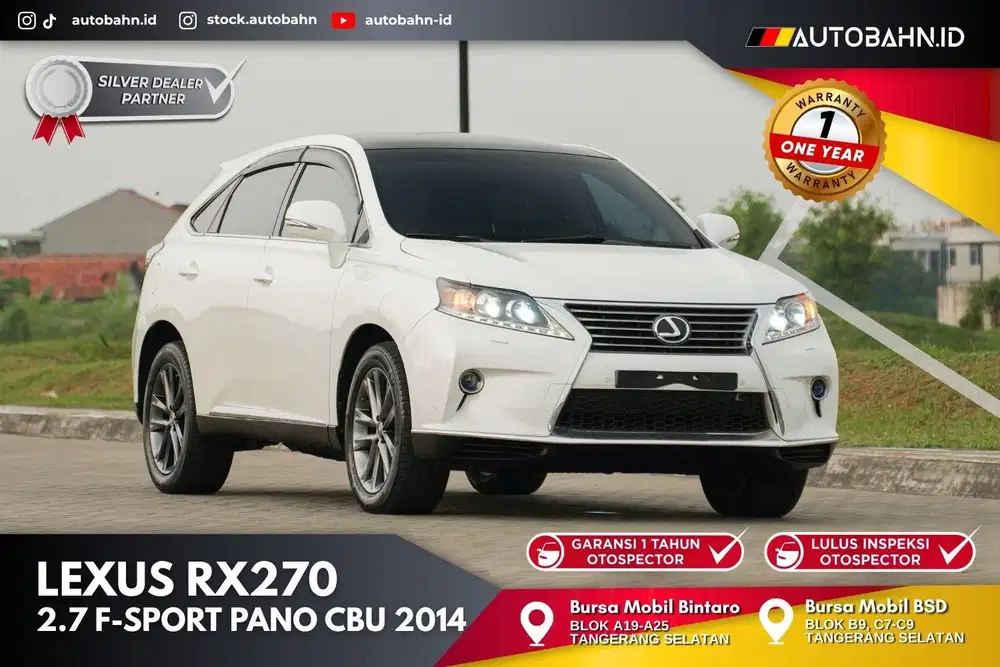 Panoramic! Lexus RX270 F-SPORT Panoramic CBU Japan 2014 harrier x3