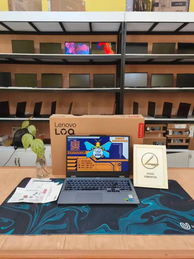 Lenovo Loq 15iax9 RTX 3050 6GB garansi on Februari 2027 mulus no minus