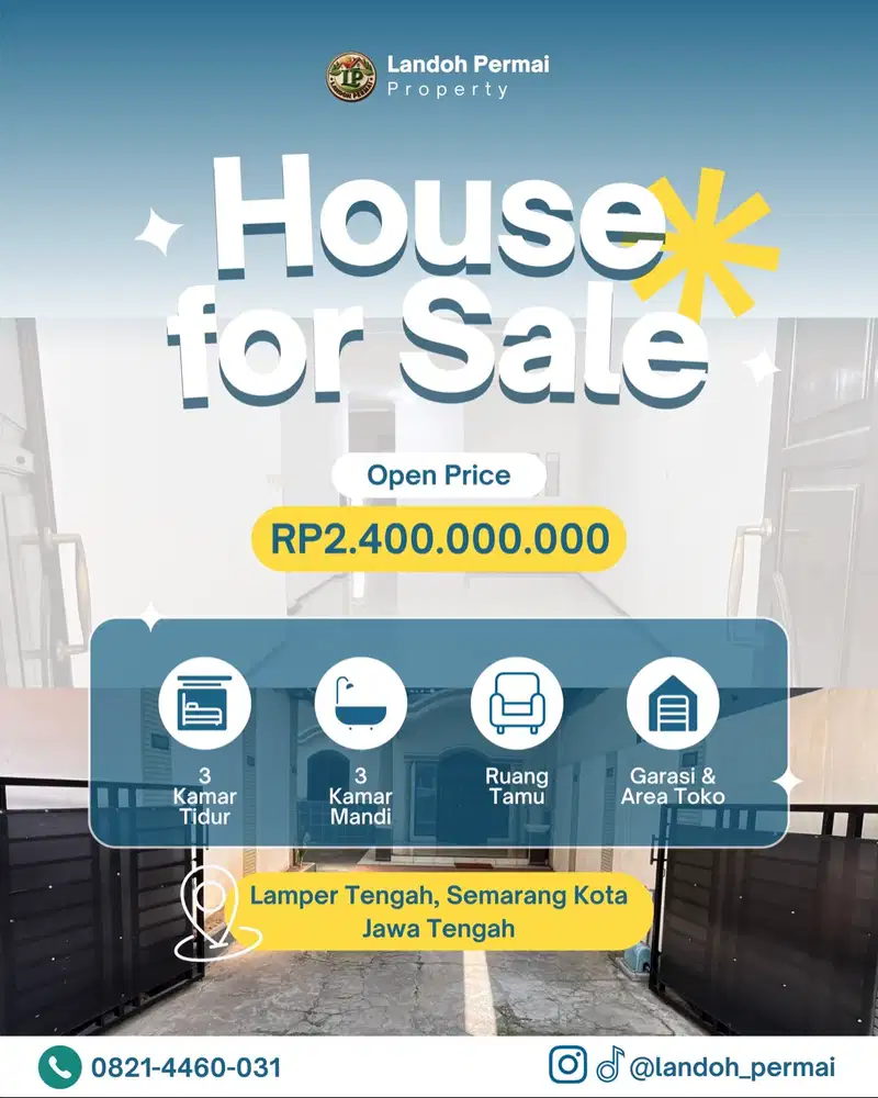 FOR SALE - RUMAH HUNIAN PREMIUM - AREA LAMPER - SEMARANG - JAWA TENGAH