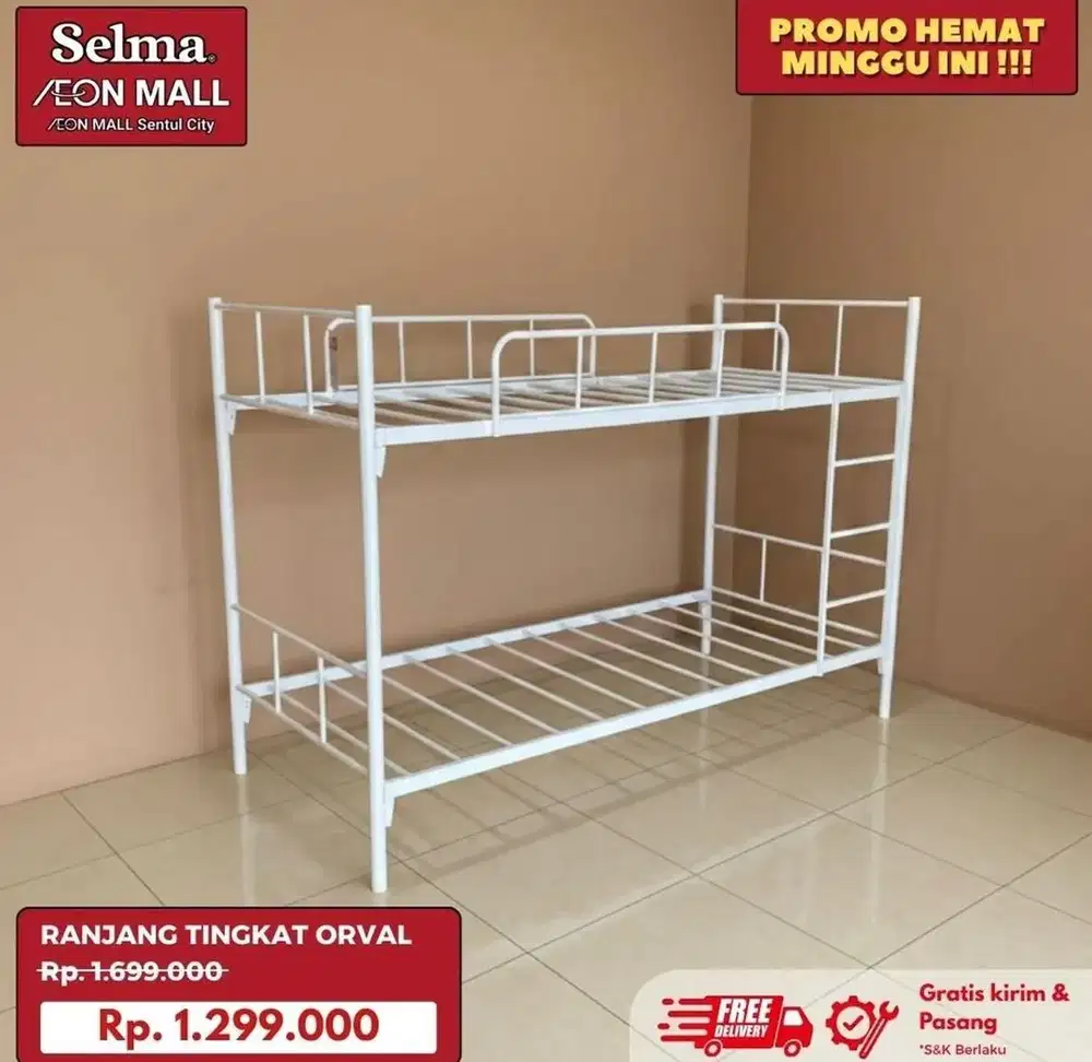 Orval bunkbed tingkat