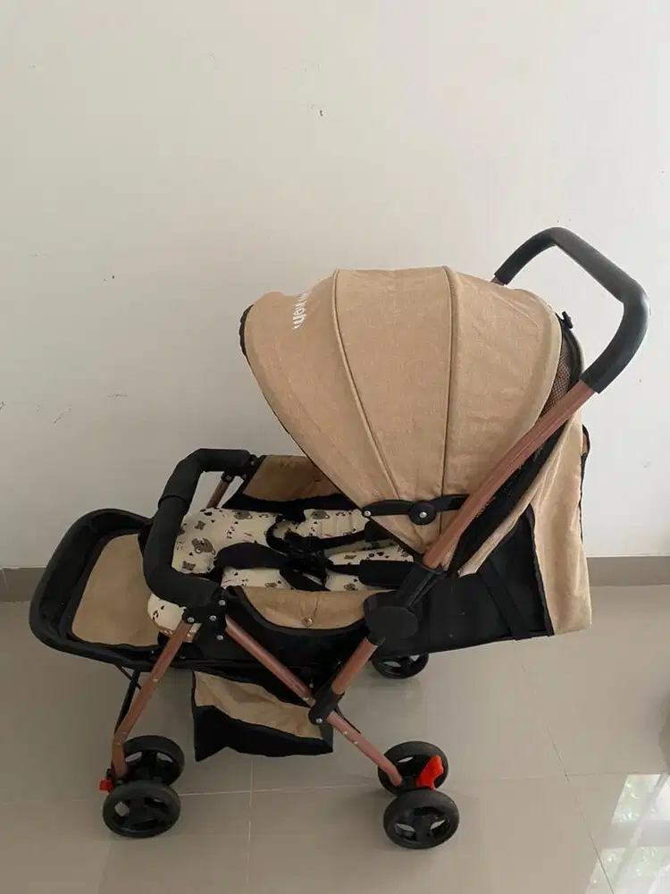 Stroller Kitty Mom Baby