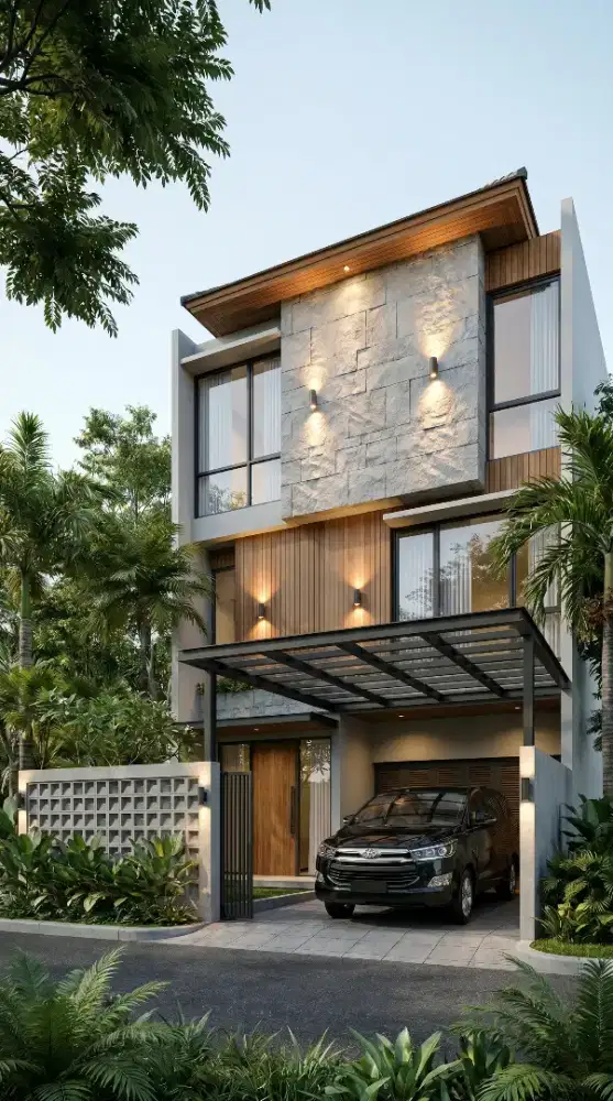 Arsitek taman modern jasa garden ceper