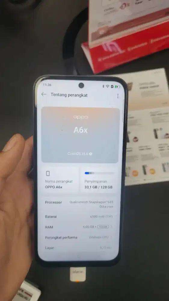OPPO A6x 64GB | Bisa Cicilan Home Credit Baterai Awet Harga Terjangkau