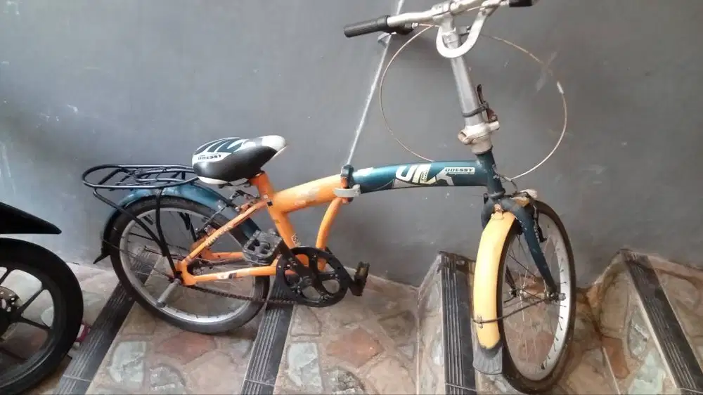 Sepeda dan mobil aki
